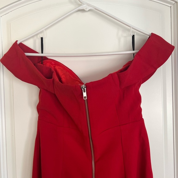 L’Academie Leah Jumpsuit in Red - Picture 7 of 11